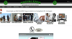 Desktop Screenshot of angyalszem.hu